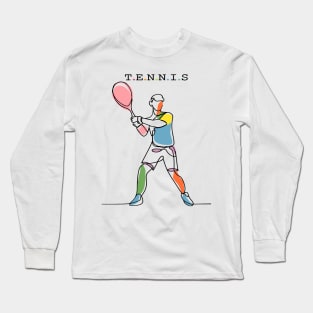 Tennis Sport Long Sleeve T-Shirt